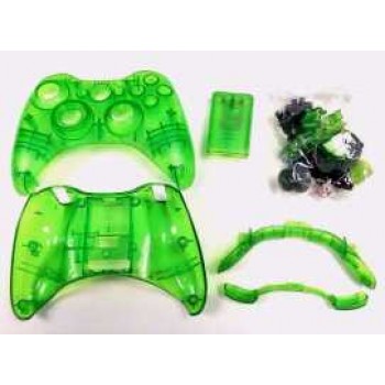 Xbox 360 Custom Controller Shells - Clear Green